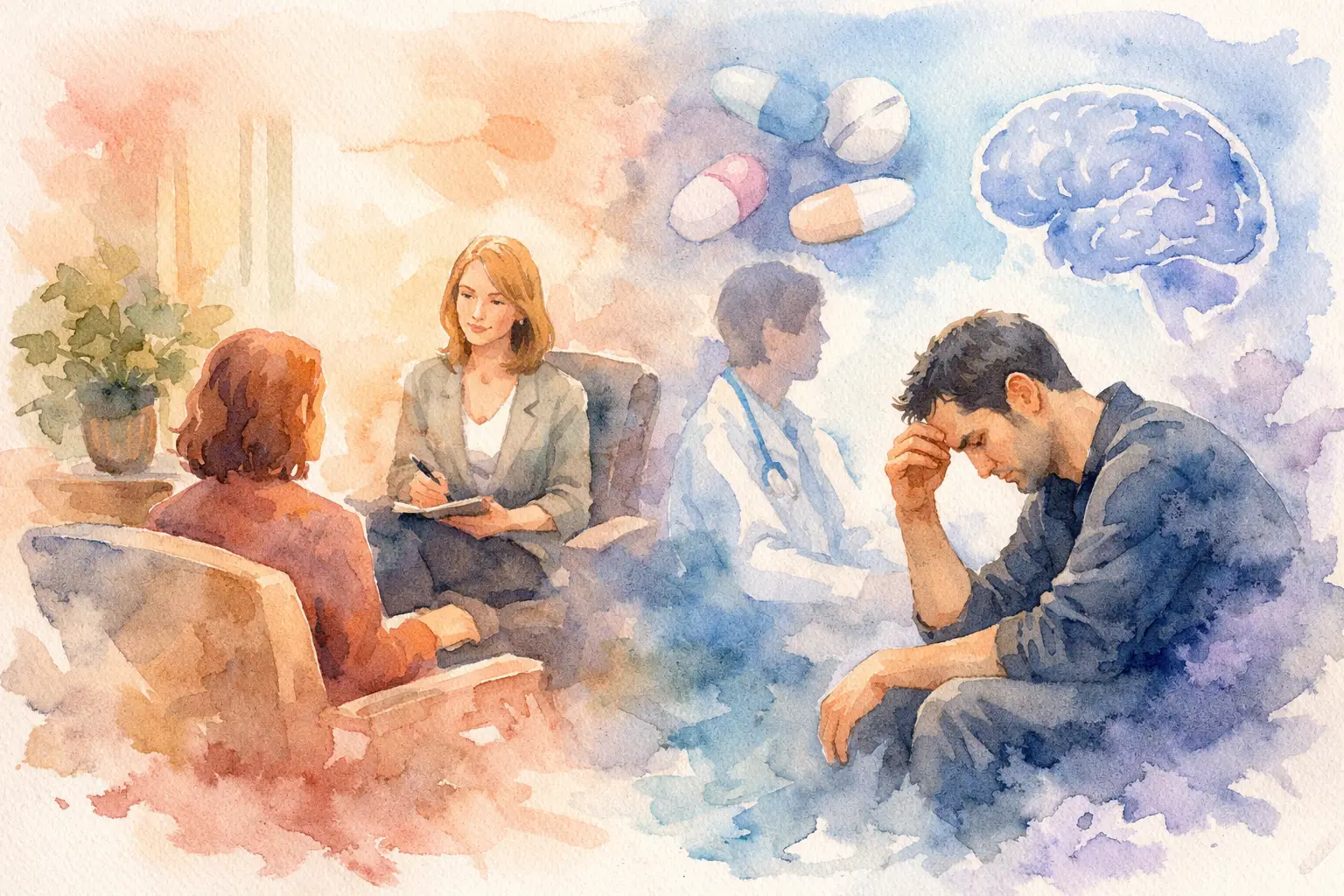 Therapy Versus Psychiatry for Depression