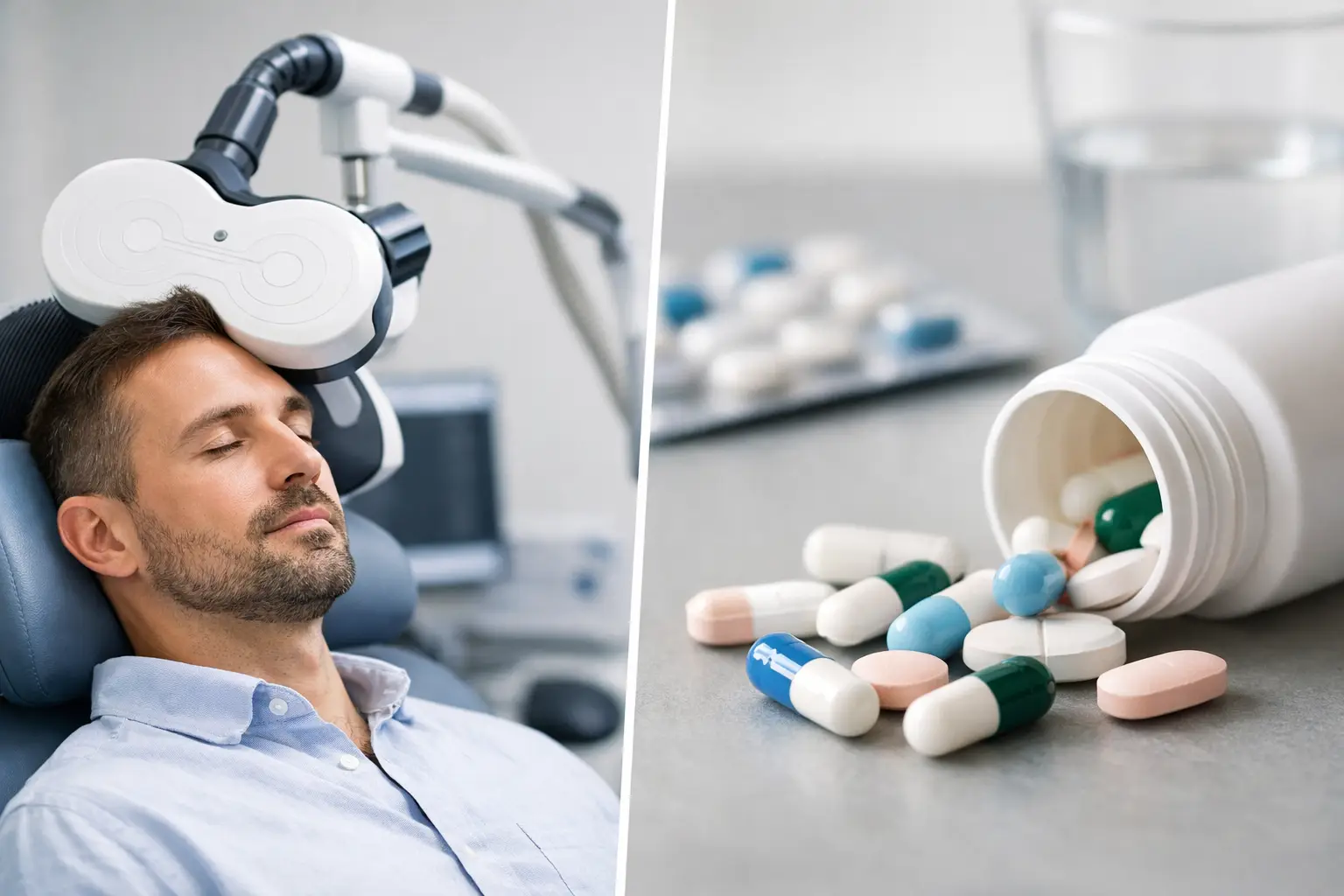 TMS vs Antidepressant Medication